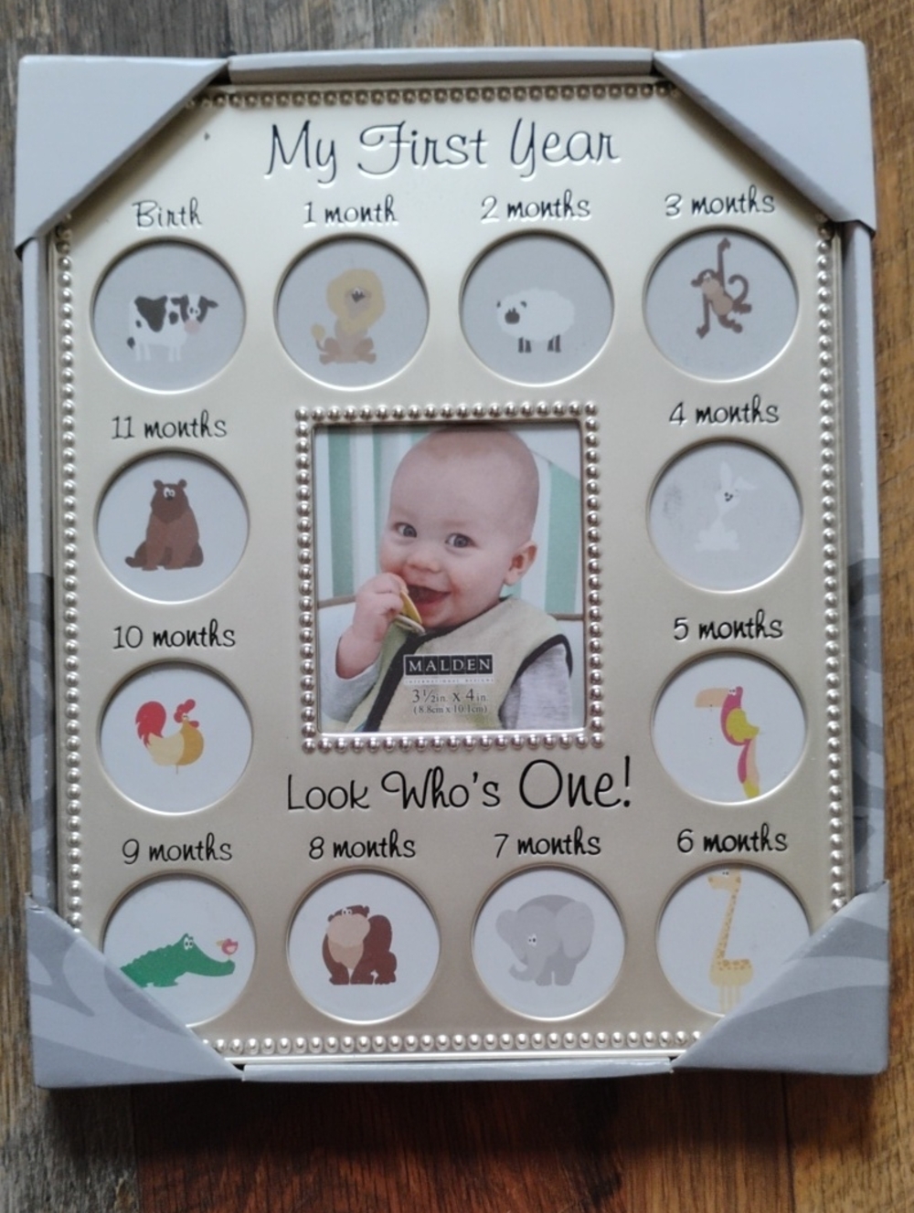 'My First Year' Baby Photo Frame